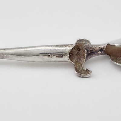 Lot 216 - Cased Set of Six Italian Sterling Silver Novelty Knife Rests