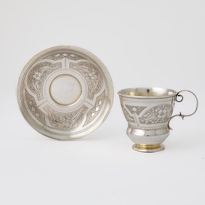 Lot 204 - Group of Russian Silver Articles