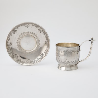 Lot 204 - Group of Russian Silver Articles