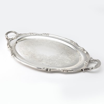 Lot 232 - Reed & Barton Silver Plated Two Handled Tray