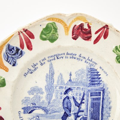 Lot 182 - Group of Children's Nursery Pottery Plates