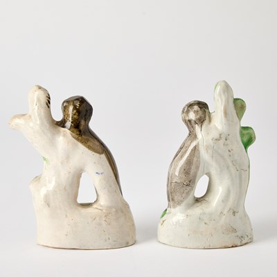 Lot 86 - Pair of Staffordshire Figures of Monkeys