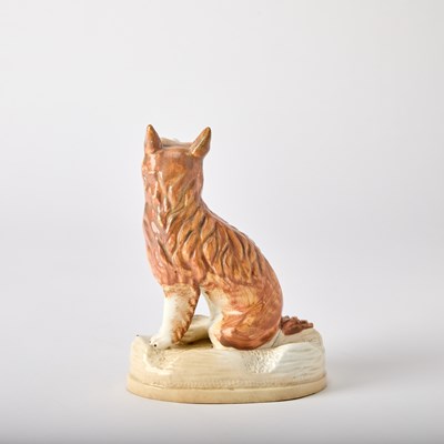 Lot 103 - Group of Staffordshire Figures of Foxes
