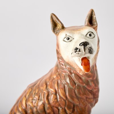 Lot 103 - Group of Staffordshire Figures of Foxes
