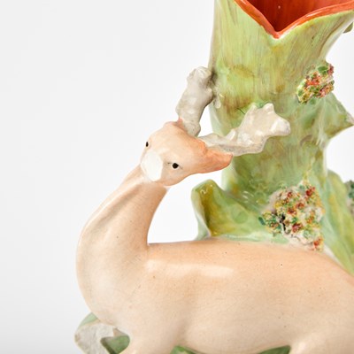 Lot 103 - Group of Staffordshire Figures of Foxes