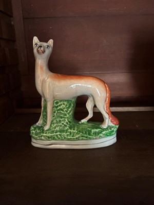 Lot 103 - Group of Staffordshire Figures of Foxes