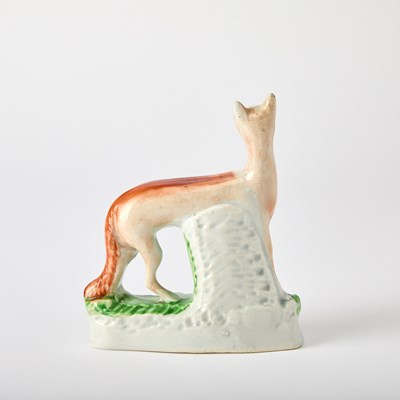 Lot 103 - Group of Staffordshire Figures of Foxes