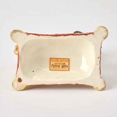 Lot 101 - Staffordshire Pearlware Figure of a Lion