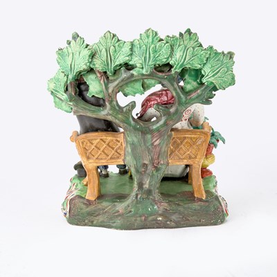 Lot 84 - Staffordshire Pearlware Group of 'Persuasion'