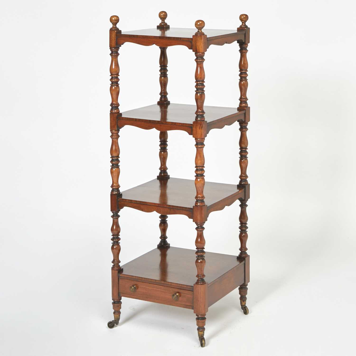 Lot 183 - Early Victorian Mahogany Whatnot