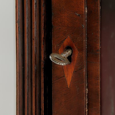Lot 144 - George III Mahogany Hanging Glazed Cabinet