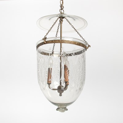 Lot 145 - Regency Style Cut-Glass Lantern