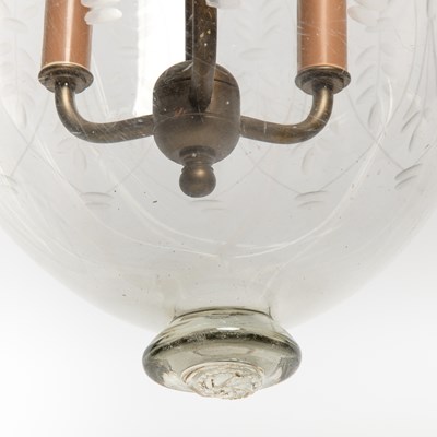 Lot 145 - Regency Style Cut-Glass Lantern