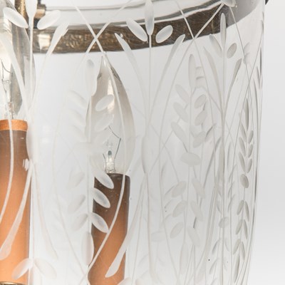Lot 145 - Regency Style Cut-Glass Lantern