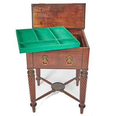 Lot 151 - Regency Mahogany Work Table