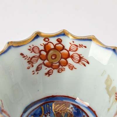 Lot 143 - Group of "Clobbered" Porcelain Teawares