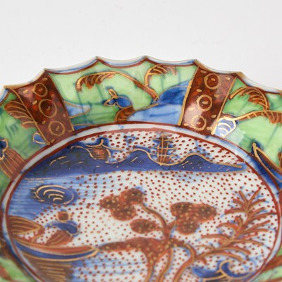 Lot 143 - Group of "Clobbered" Porcelain Teawares