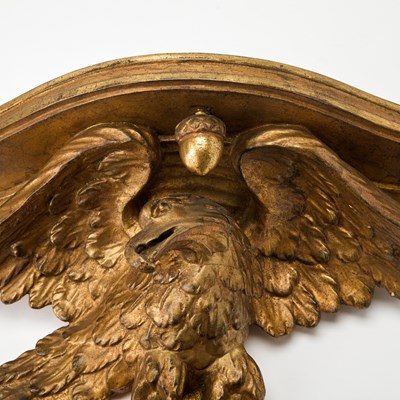 Lot 159 - Pair of Eagle Form Giltwood Wall Brackets