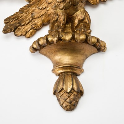 Lot 159 - Pair of Eagle Form Giltwood Wall Brackets