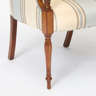 Lot 137 - Federal Style Inlaid Mahogany Armchair