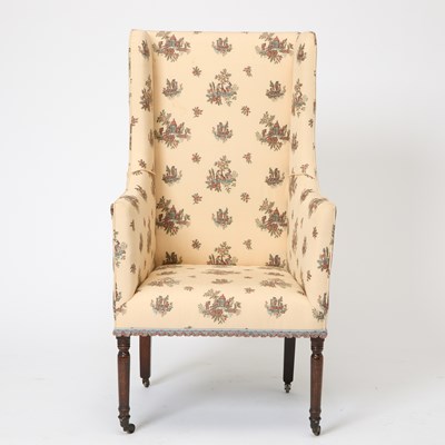 Lot 138 - Federal Style Upholstered Mahogany Armchair