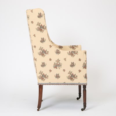 Lot 138 - Federal Style Upholstered Mahogany Armchair