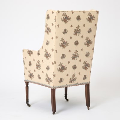 Lot 138 - Federal Style Upholstered Mahogany Armchair