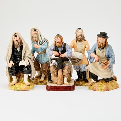 Lot 44 - Group of Five Russian Style Porcelain Figures