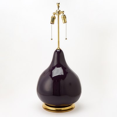 Lot 203 - Christopher Spitzmiller Large Glazed Ceramic Table Lamp