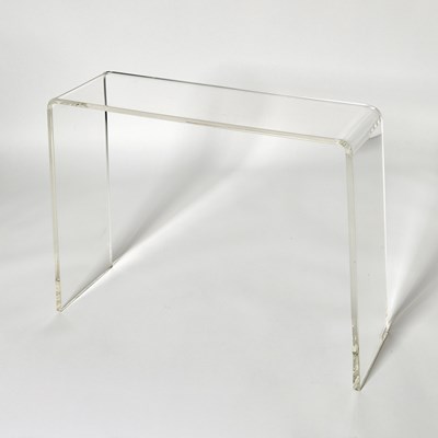 Lot 209 - Acrylic Waterfall Console Table
