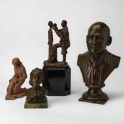 Lot 184 - Group of Four Sculptures