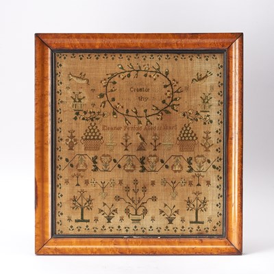 Lot 382 - Needlework Sampler "Eleanor Penfold"