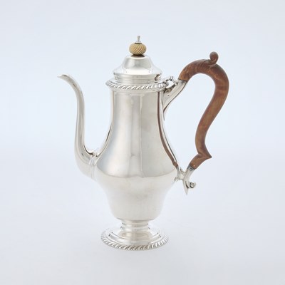 Lot 1148 - Bigelow & Kennard Sterling Silver Coffee Pot