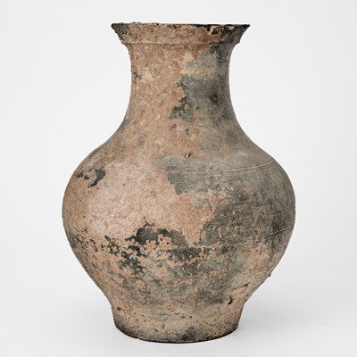 Lot 68 - A Chinese Glazed Pottery Vase