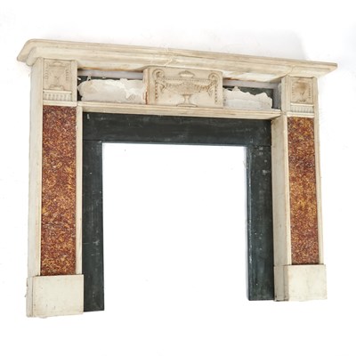 Lot 167 - Regency Marble Fireplace Surround