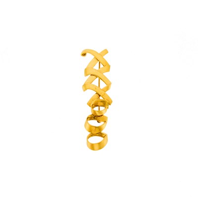 Lot 2006 - Gold 'XO' Brooch
