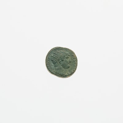 Lot 18 - Hadrian. c. 124-128 C.E. AE Dupondius. 14.99g. 26mm.