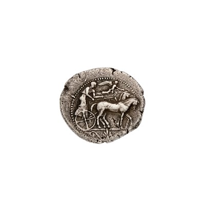Lot 3 - Sicily, Gela. c. 450-440 B.C.E. AR Tetradrachm. 17.18g.