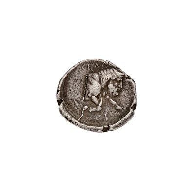 Lot 3 - Sicily, Gela. c. 450-440 B.C.E. AR Tetradrachm. 17.18g.
