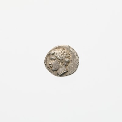Lot 15 - Sicily, Sicula-Punic, Entella. c. 320-300 B.C.E. AR Tetradrachm. 16.56g.