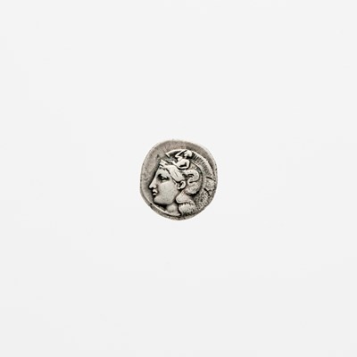Lot 8 - Thourioi. c. 400-350 B.C.E. AR Didrachm. 7.35g. 23mm.