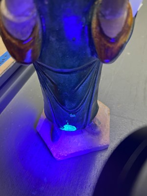 Lot 71 - A Chinese Glazed Pottery Figure of an Attendant