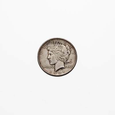 Lot 52 - United States. 1921 Peace Dollar. Very Fine.