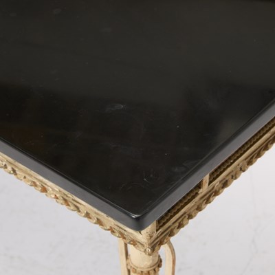 Lot 299 - Continental Marble Top Painted Console Table