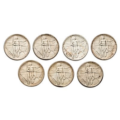 Lot 62 - United States. Group of Oregon Trail Commemorative Half Dollars. Mint State.