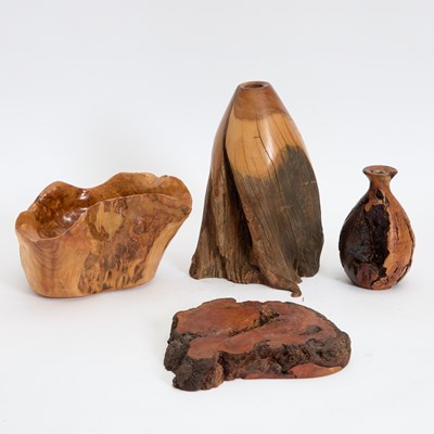 Lot 129 - Group of Burlwood Articles