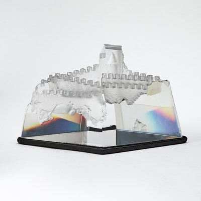 Lot 240 - A Steuben Crystal "Castle of Dreams"