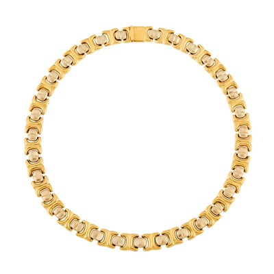 Lot 1029 - Two-Color Gold Necklace