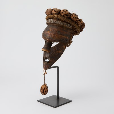 Lot 173 - African Salampaso Carved Wood Mask