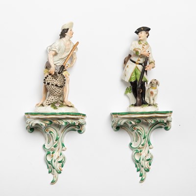Lot 140 - Two Meissen Figure Groups